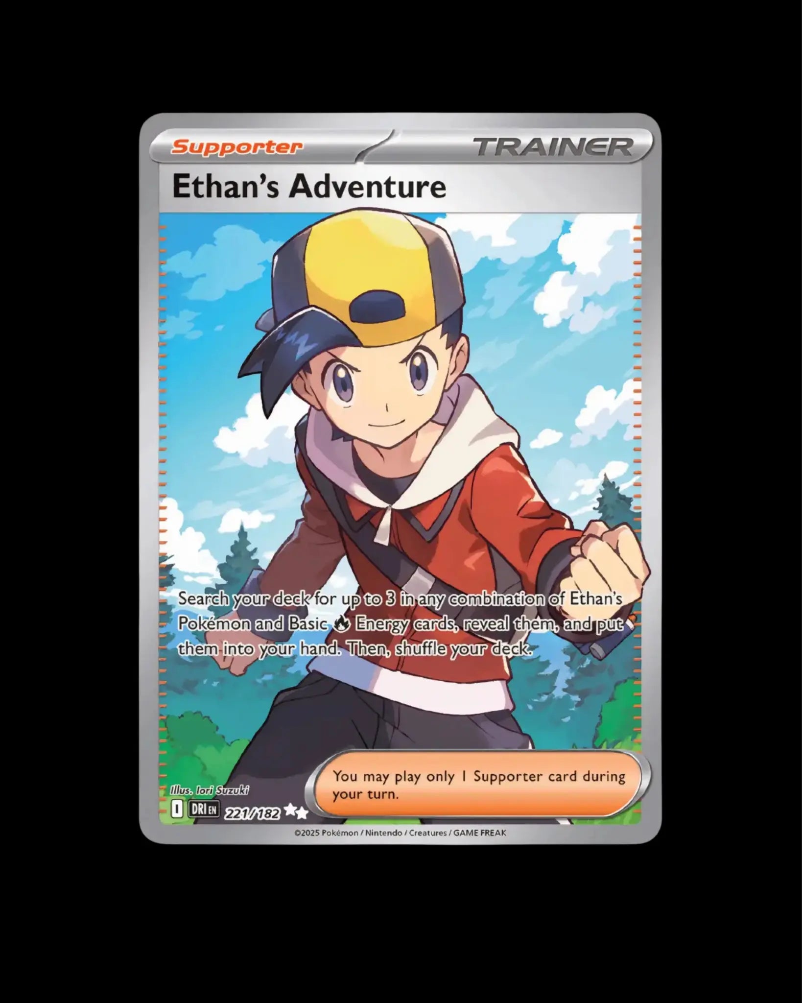 Pokémon TCG Ethan's Adventure 221/182 Destined Rivals English NM