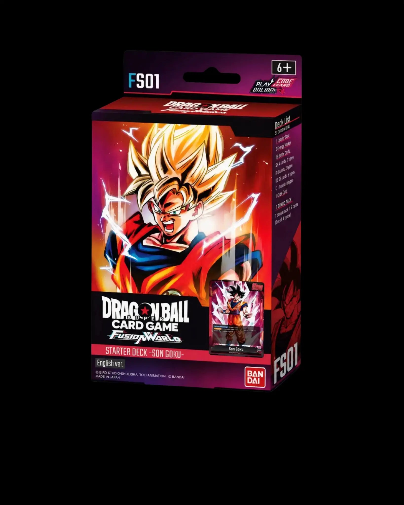 Dragon Ball Super Fusion World FS01 Son Goku Starter Deck English