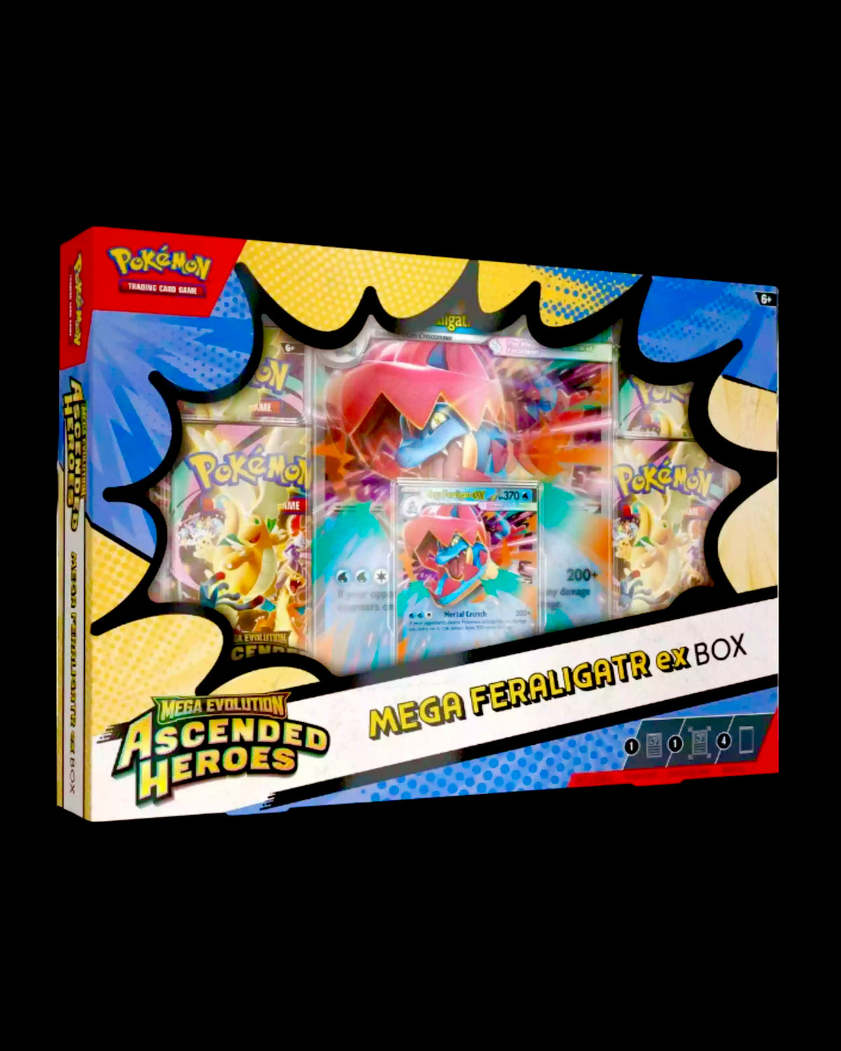 Pokémon TCG Mega Evolution Ascended Heroes Mega Feraligatr ex Collection Box English
