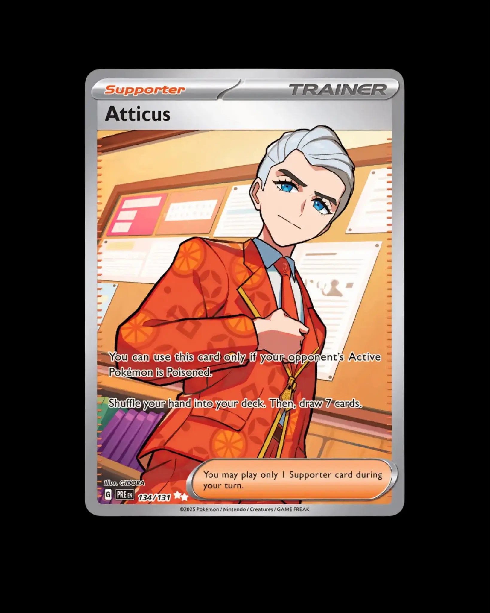 Pokémon TCG Atticus 134/131 Prismatic Evolutions English NM