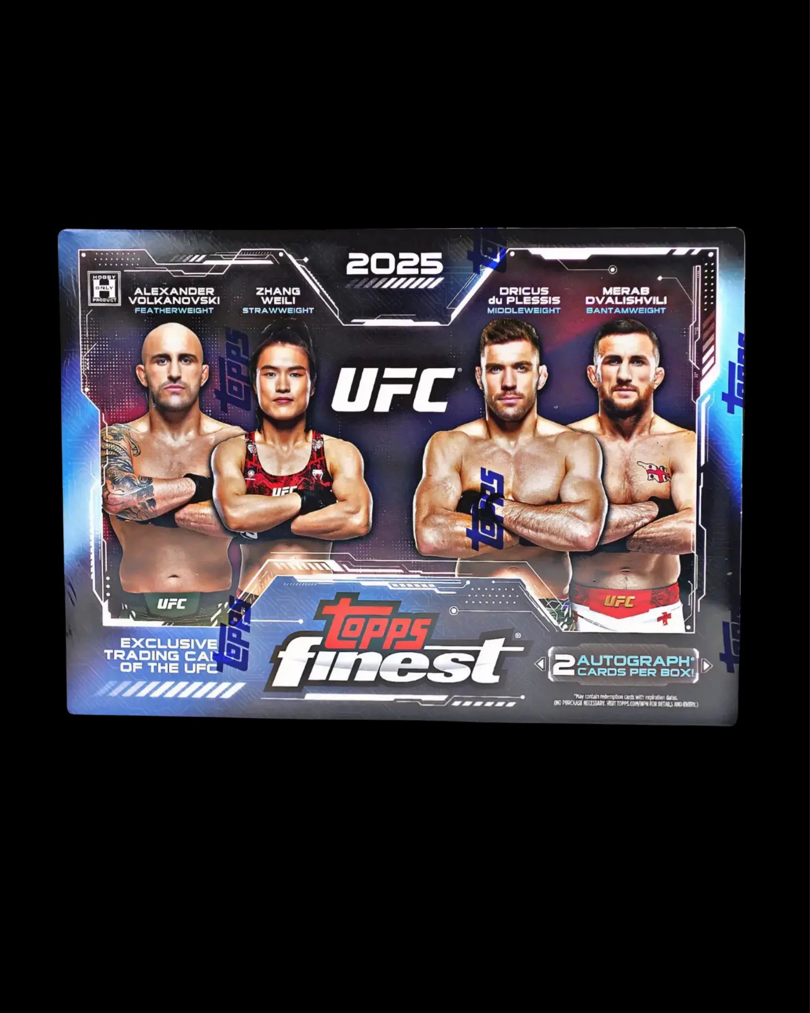 2025 Topps Finest UFC Hobby Box Factory Sealed English