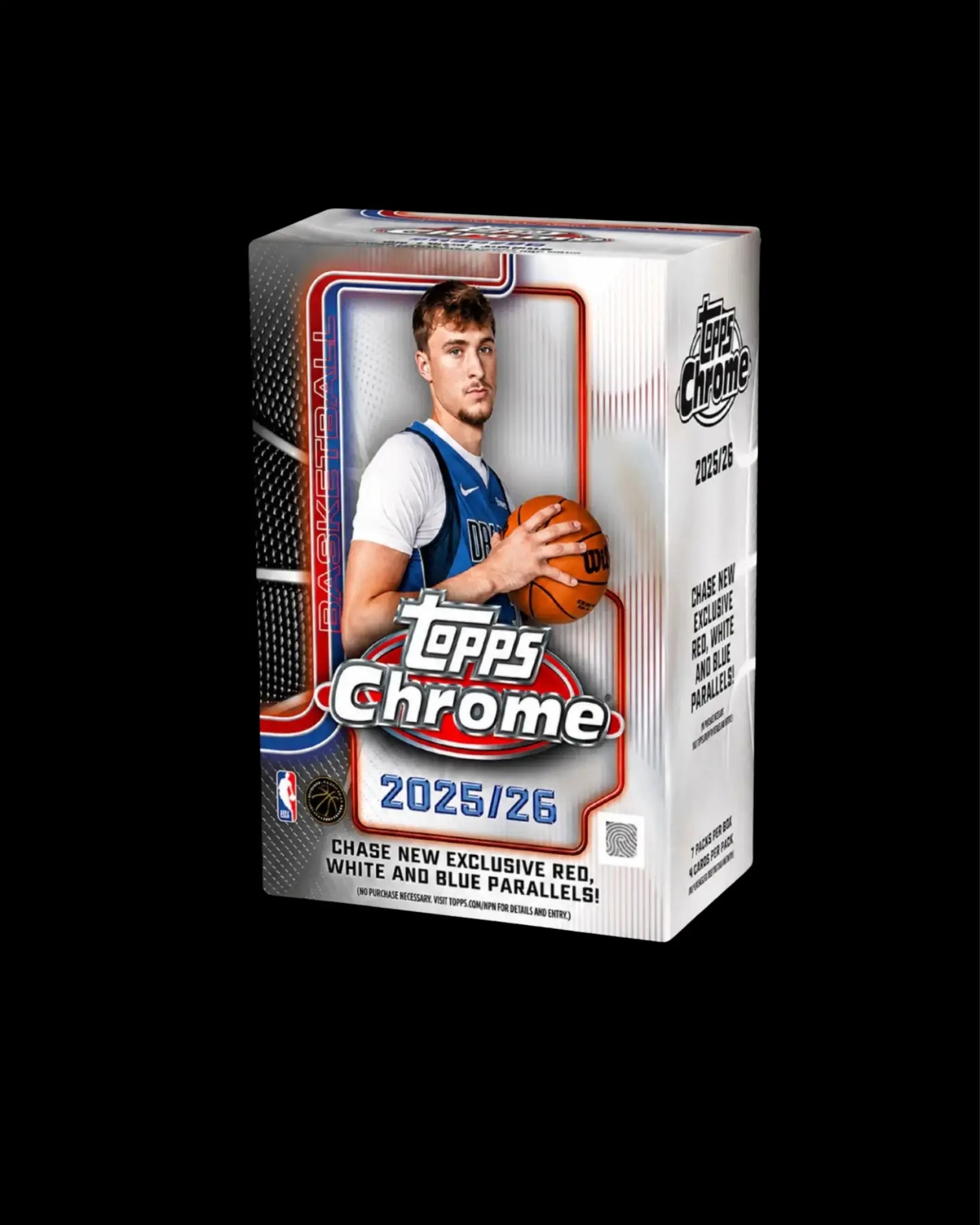 2025/26 Topps Chrome Basketball NBA Value Box Factory Sealed English