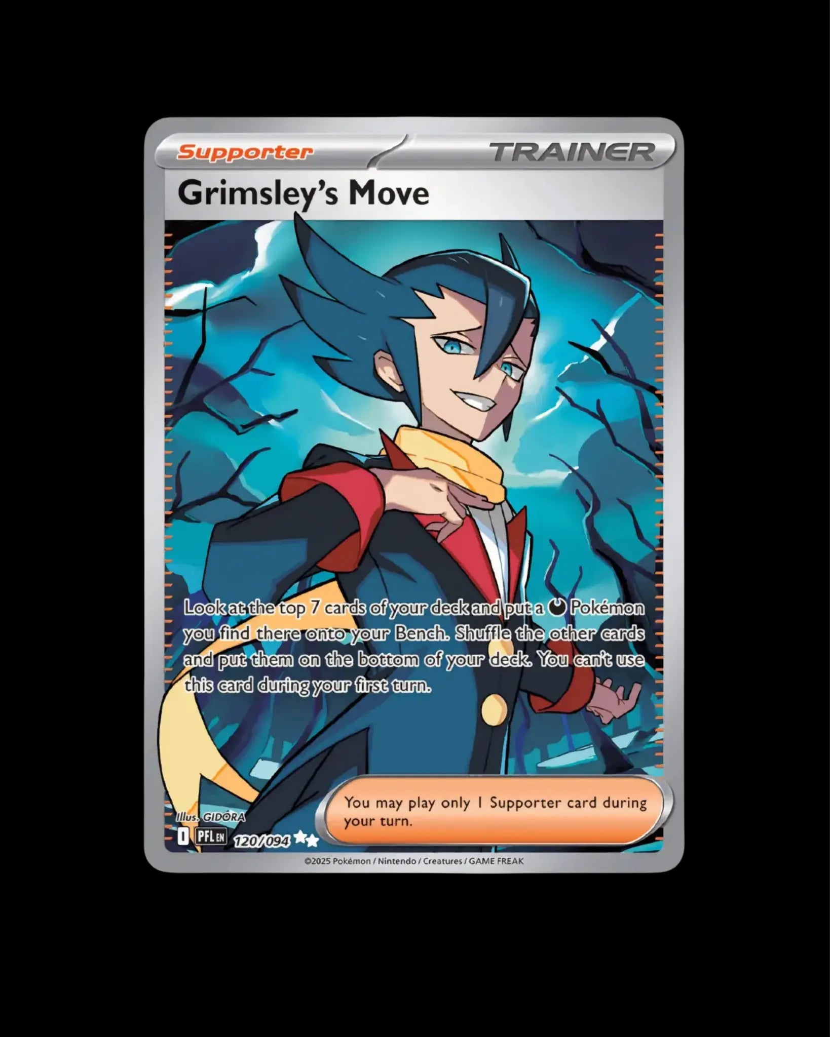 Pokémon TCG Grimsley's Move 120/094 Phantasmal Flames English NM