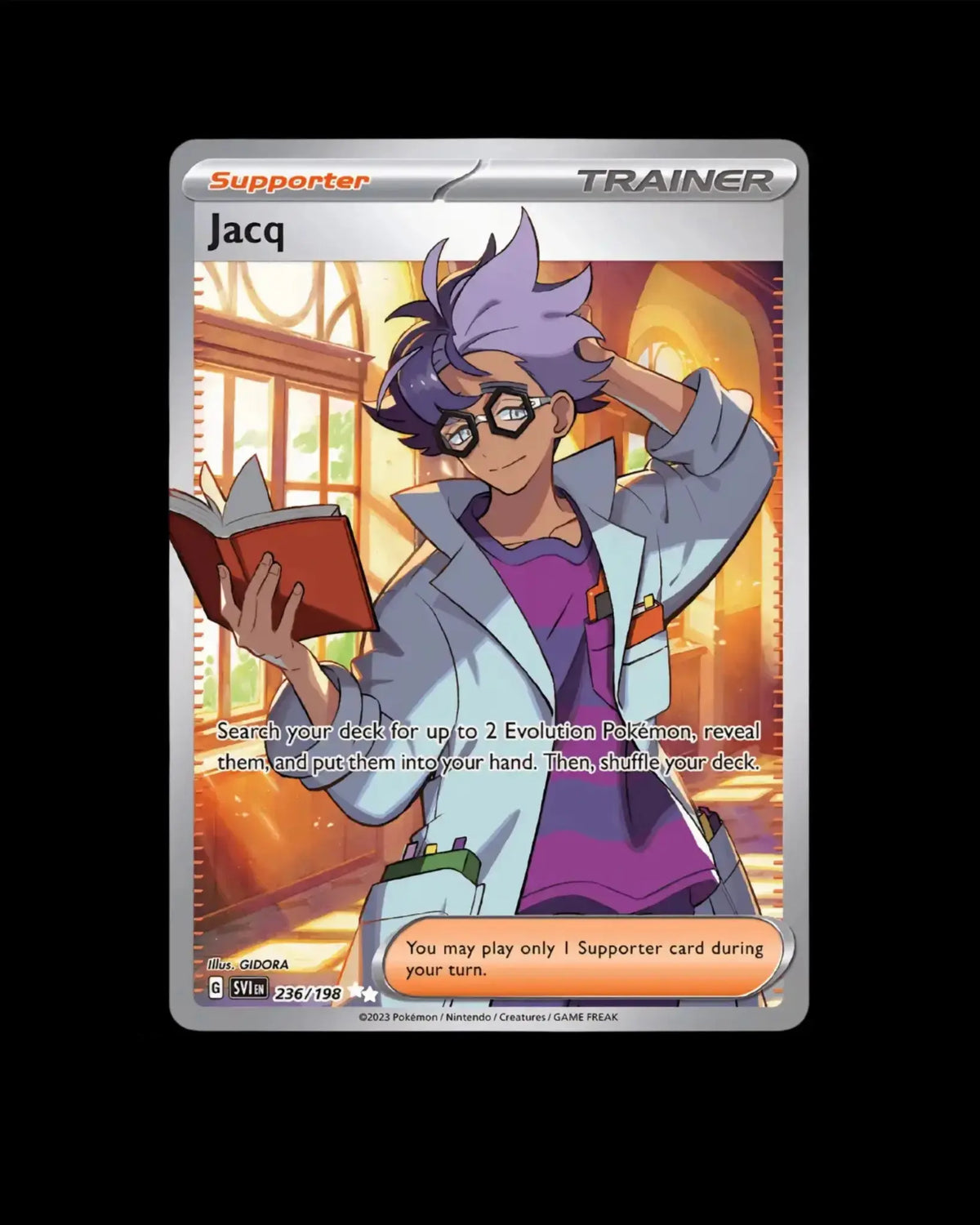 Pokémon TCG Jacq 236/198 Scarlet & Violet English NM