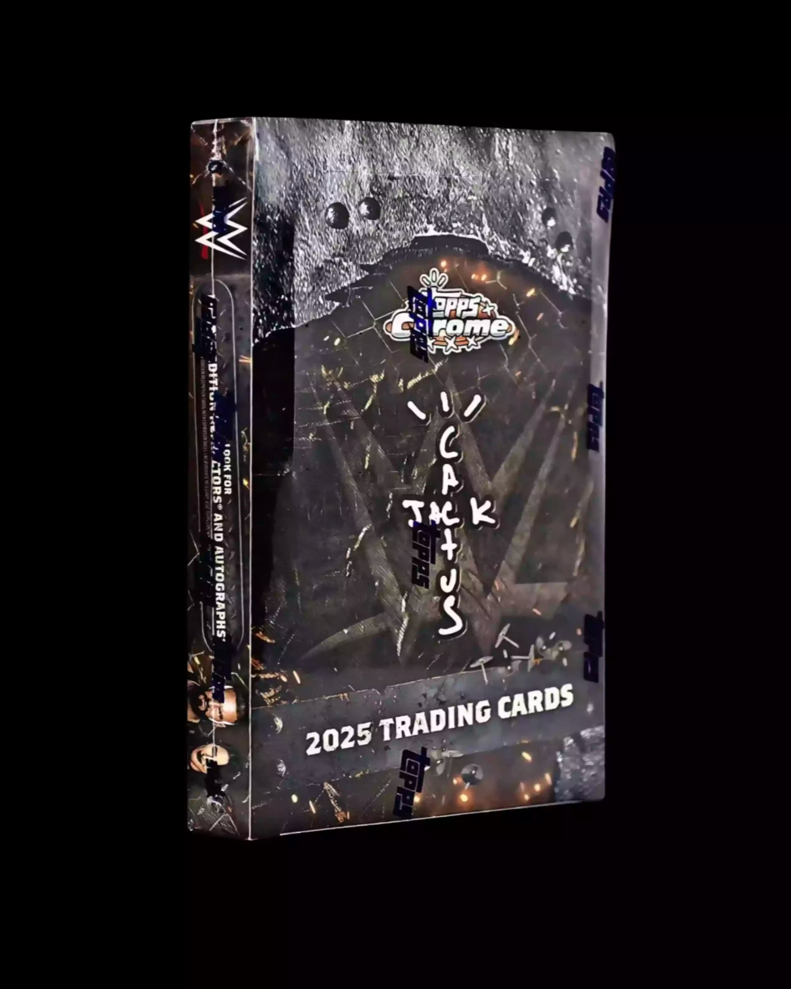 2025 Topps Chrome WWE x Cactus Jack Hobby Box Factory Sealed English