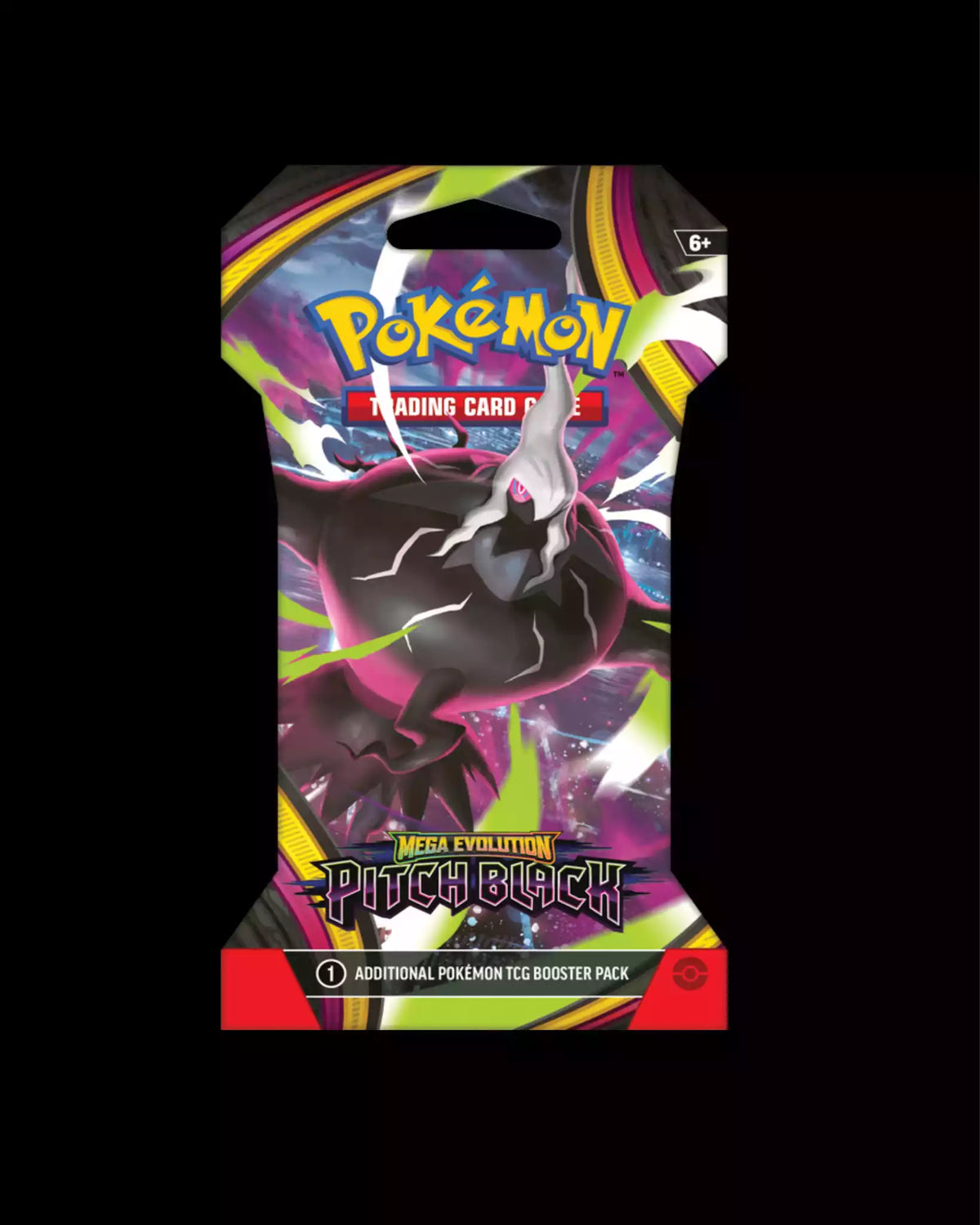 Pokémon TCG Mega Evolution Pitch Black Sleeved Booster Pack English